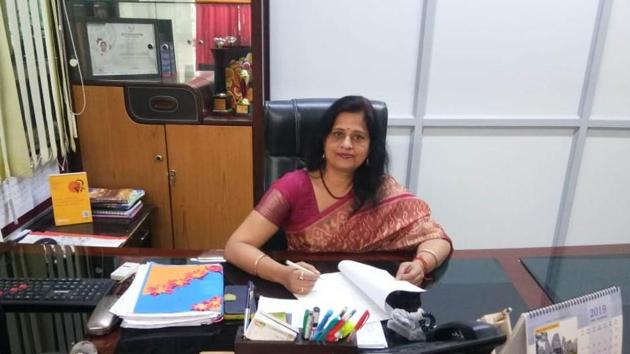 Veena Goel, principal, Saraswati Bal Mandir, Rajouri Garden (HT) Veena Goel, principal, Saraswati Bal Mandir, Rajouri Garden (HT)