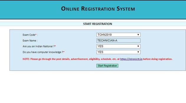 NTRO Recruitment 2019. (Screengrab) NTRO Recruitment 2019. (Screengrab)