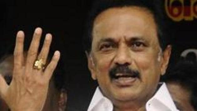 DMK chief M K Stalin alleged that the truncated poll schedule was meant to hoodwink and circumvent the Supreme Court which had directed the Tamil Nadu State Election Commission to hold the elections with a deadline.(ANI) DMK chief M K Stalin alleged that the truncated poll schedule was meant to hoodwink and circumvent the Supreme Court which had directed the Tamil Nadu State Election Commission to hold the elections with a deadline.(ANI)