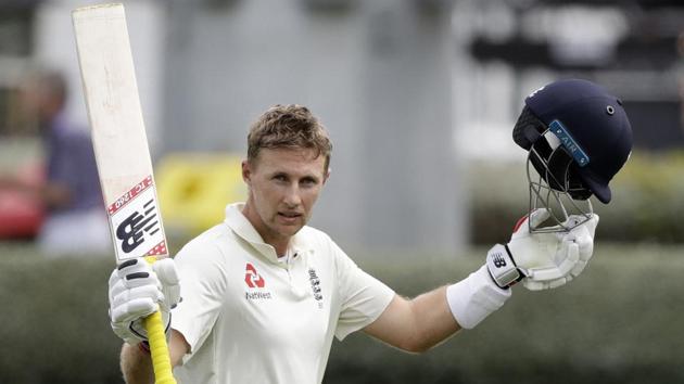 England's Joe Root waves to the crowd as he leaves the field.(AP) England's Joe Root waves to the crowd as he leaves the field.(AP)