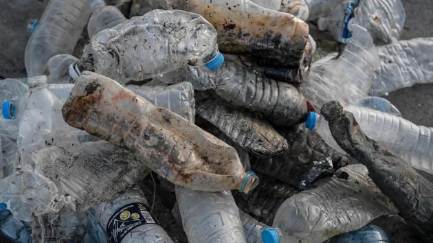 WWF has reported that Greece produces 700,000 tonnes of plastic per year, or 68 kilos per capita. Out of that, 11,500 tonnes end up in the sea, it said. “There is a junkyard beneath the blue waters,” says Violetta Walczyk, a Greek-Polish lawyer active with Aegean Rebreath. On the Cycladic island of Andros, mounds of waste from a 2011 hilltop landfill collapse are still to be found in the sea below. (Louisa Gouliamaki / AFP)