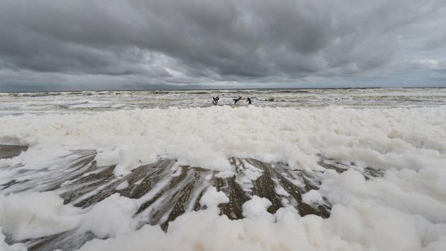 Only 40% of sewage in Chennai gets proper treatment and the rest flows into the sea. Mishra is setting up a buoy to monitor pollution levels in the sea just as Delhi now has a network of monitoring stations for its notoriously dirty air. “Pollution is now a bigger threat to India’s beaches than the rising seas,” said Mishra, highlighting the sewage, micro plastic that is killing fish and the bags and cups that cover the sand. (PTI)