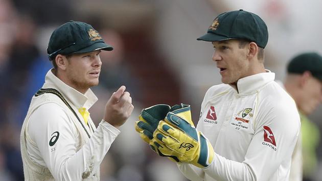 File image of Australia cricketer Steve Smith with skipper Tim Paine.(Getty Images) File image of Australia cricketer Steve Smith with skipper Tim Paine.(Getty Images)