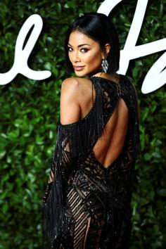 Singer Nicole Scherzinger poses as she arrives at the Fashion Awards 2019 in London, Britain December 2, 2019. REUTERS/Lisi Niesner (REUTERS)