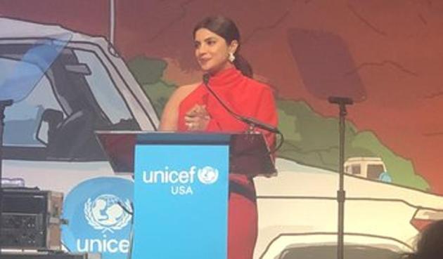 Priyanka Chopra received the Danny Kaye Humanitarian Award.