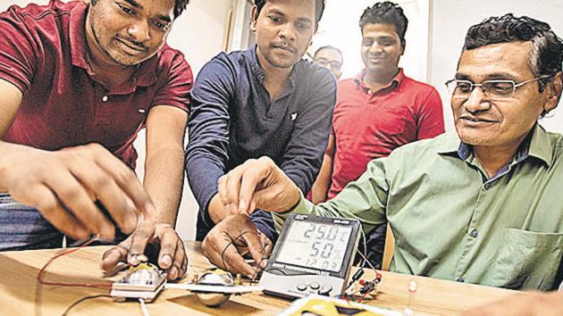The team which worked on the project included professors Sanjay Dhole, VN Bhoraskar; faculty members Shailendra Dahiwale and Bhushan Patil and research student Ambadas Phatangare(Pratham Gokhale/HT) The team which worked on the project included professors Sanjay Dhole, VN Bhoraskar; faculty members Shailendra Dahiwale and Bhushan Patil and research student Ambadas Phatangare(Pratham Gokhale/HT)