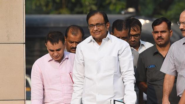 The Supreme Court pronounced its verdict on Wednesday on former Union finance minister P Chidambaram’s bail plea in the INX Media case lodged by the Enforcement Directorate (ED). (Sanchit Khanna/HT PHOTO) The Supreme Court pronounced its verdict on Wednesday on former Union finance minister P Chidambaram’s bail plea in the INX Media case lodged by the Enforcement Directorate (ED). (Sanchit Khanna/HT PHOTO)