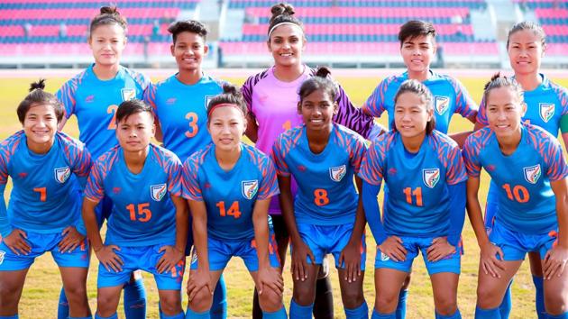 Indian women’s football team produced yet another dominant display against Sri Lanka.(AIFF)
