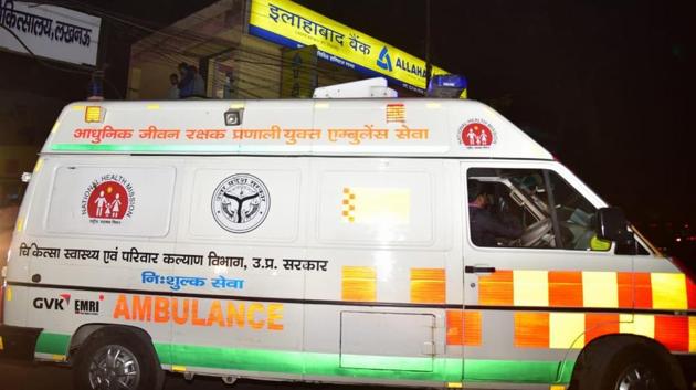 The Unnao rape survivor being taken to New Delhi for intensive treatment on Thursday. (HT PHOTO.) The Unnao rape survivor being taken to New Delhi for intensive treatment on Thursday. (HT PHOTO.)