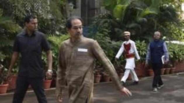 Maharashtra CM Uddhav Thackeray arrives to received the King of the Kingdom of Sweden Carl XVI Gustaf and Queen Silvia at Raj Bhavan in Mumbai, India, on Wednesday, December 4, 2019. (Photo by Kunal Patil/Hindustan Times) (Kunal Patil/HT Photo) Maharashtra CM Uddhav Thackeray arrives to received the King of the Kingdom of Sweden Carl XVI Gustaf and Queen Silvia at Raj Bhavan in Mumbai, India, on Wednesday, December 4, 2019. (Photo by Kunal Patil/Hindustan Times) (Kunal Patil/HT Photo)