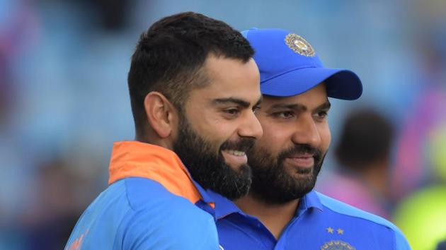 File image of India skipper Virat Kohli and vice-captain Rohit Sharma.(AFP)