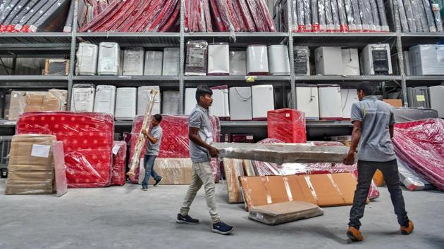 For 4,247 rupees a month, a Mumbai-based executive furnished his entire home, sourcing furniture for his bedroom, living room and dining area as well as a refrigerator and microwave. Sharma isn’t alone. Tens of thousands of young Indians are switching from buying to renting so they can live life with few strings attached. (Manjunath Kiran / AFP)