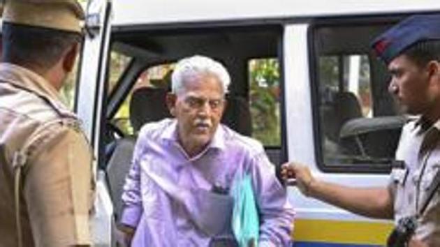 Varavara Rao, 82, an accused in the Elgar Parishad case. (HT/PHOTO) Varavara Rao, 82, an accused in the Elgar Parishad case. (HT/PHOTO)