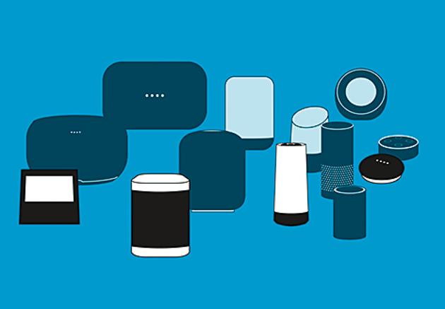 It is estimated that a very small percentage of all voice assistant speakers are actively used