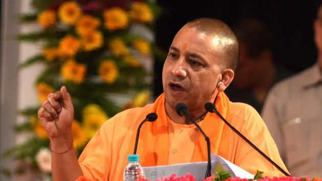 At an event organised in Lucknow to mark Dr BR Ambedkar’s death anniversary, UP chief minister Yogi Adityanath said that Prime Minister Narendra Modi honoured ‘Baba Saheb’ by removing J&K’s special status under Article 370. (HT File) At an event organised in Lucknow to mark Dr BR Ambedkar’s death anniversary, UP chief minister Yogi Adityanath said that Prime Minister Narendra Modi honoured ‘Baba Saheb’ by removing J&K’s special status under Article 370. (HT File)