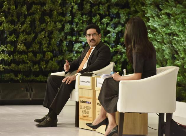 “If the economy has to grow at 6 to 7 %, it needs much more credit supply and this makes a case to give out more banking licences,” said KM Birla on Day 1 of HTLS 2019. (Sanjeev Verma/HT PHOTO)