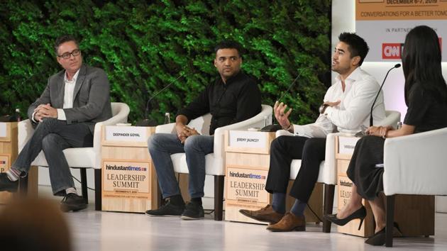 At the HTLS 2019, Jeremy Jauncey, founder and CEO of Beautiful Destinations, said, “Travel is a positive force. It is one of industries in the world that can truly change lives.” (Raj K Raj/HT PHOTO)