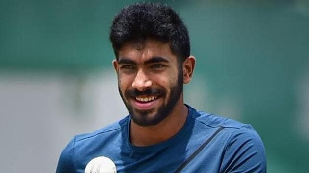 A file photo of Jasprit Bumrah during a practice session.(PTI)