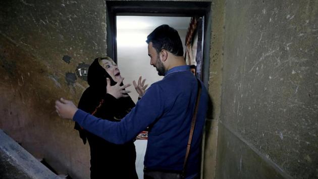 Palestinian journalist, Amjad Yaghi, and his mother, Nevine Zouheir, reunite after 20 years of separation, in Banha, Egypt . Yaghi was nine when his mother left the Gaza Strip on a short trip to Egypt for medical treatment. Zouheir, could not return because of spinal disc pain for which she needs surgery. Yaghi remained trapped in a blockade and travel restriction hit Gaza since 2007. (Mohamed Abd El Ghany / REUTERS)