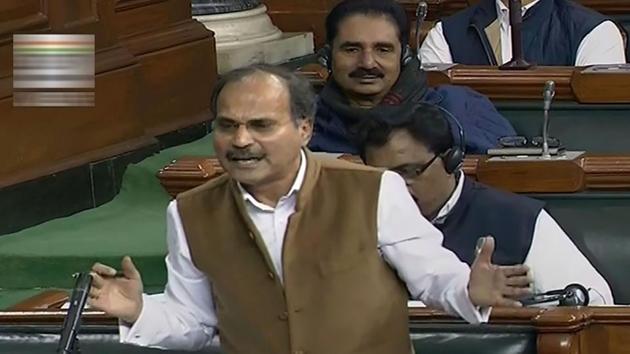Congress leader Adhir Ranjan Chowdhury speaks in the Lok Sabha during the Winter Session of Parliament, in New Delhi, Friday, Dec. 6, 2019. (PTI) Congress leader Adhir Ranjan Chowdhury speaks in the Lok Sabha during the Winter Session of Parliament, in New Delhi, Friday, Dec. 6, 2019. (PTI)