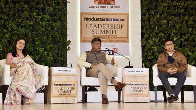 On the Telangana encounter and support for it, “People are getting impatient with legal delays. The faith of ordinary people on law because of this is eroding rapidly,” Congress leader Manish Tewari. “There is a need for speedy justice. Because, justice delayed is justice denied. But, we can’t be okay with this blood lust. This is not the right thing. This is not jungle raj,” said TMC MP Mahua Moitra. (Sanjeev Verma / HT Photo)