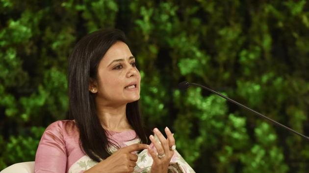 Trinamool Congress MP Mahua Moitra on women representation in the Parliament said, “I make enough noise for 10 people. I am the wrong person to be asked this. I give as good as I get.” (Sanjeev Verma/HT PHOTO)