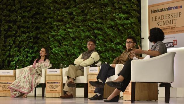 On equal gender representation and women in Parliament, “While giving tickets, we look at the winnability factor and not at the candidates’ gender or age,” said the BJP’s Ladakh MP on why women are given less representation. “I make enough noise for 10 people. I am the wrong person to be asked this. I give as good as I get,” said Mahua Moitra on women representation in Parliament. (Sanjeev Verma / HT Photo)