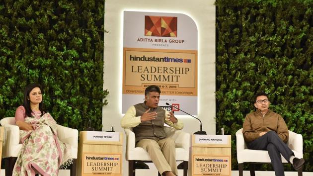 On the Hyderabad encounter, Congress MP Manish Tewari said, “If you allow these killings then there will be social sanction for mob lynchings.” (Sanjeev Verma/HT PHOTO)