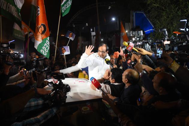 Former Finance Minister P Chidambaram comes out of Tihar Jail after he was granted bail by Supreme Court in the INX Media money laundering case, in New Delhi. Chidambaram was released after 106 days in the prison. (Amal KS / HT Photo) Former Finance Minister P Chidambaram comes out of Tihar Jail after he was granted bail by Supreme Court in the INX Media money laundering case, in New Delhi. Chidambaram was released after 106 days in the prison. (Amal KS / HT Photo)