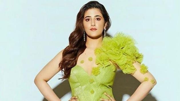 This highly ruffled gown by Rudraksh Dwivedi is a total sin, the colour, the pattern, just everything falls flat for Nupur. And we have seen designs by Rudraksh Dwivedi, so we know just how great his designs can be. (INSTAGRAM)