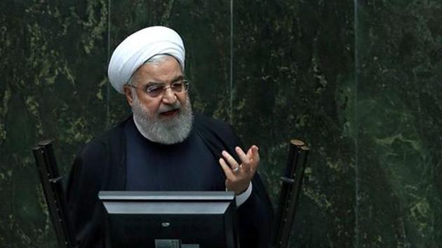 Iranian President Hassan Rouhani speaks during a session of parliament in Tehran. (VIA REUTERS) Iranian President Hassan Rouhani speaks during a session of parliament in Tehran. (VIA REUTERS)