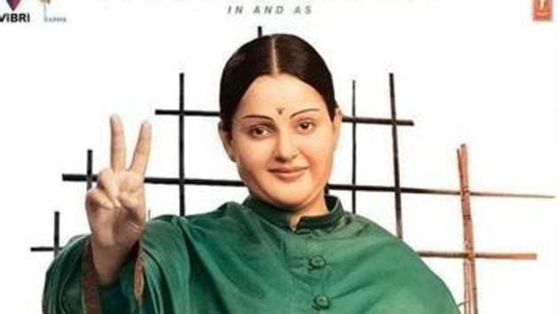 Kangana Ranaut in and as Thalaivi. Kangana Ranaut in and as Thalaivi.