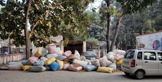 Sacks of fake zeera seized by the police in Rae Bareli on Sunday. Sacks of fake zeera seized by the police in Rae Bareli on Sunday.