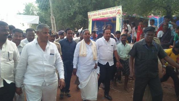 The bypolls were necessitated because of the resignation of 17 legislators from the Congress-Janata Dal (Secular) alliance in July. These MLAs had joined the saffron fold and the BJP fielded 16 of them in Thursday’s bypolls. (Photo @siddaramaiah) The bypolls were necessitated because of the resignation of 17 legislators from the Congress-Janata Dal (Secular) alliance in July. These MLAs had joined the saffron fold and the BJP fielded 16 of them in Thursday’s bypolls. (Photo @siddaramaiah)