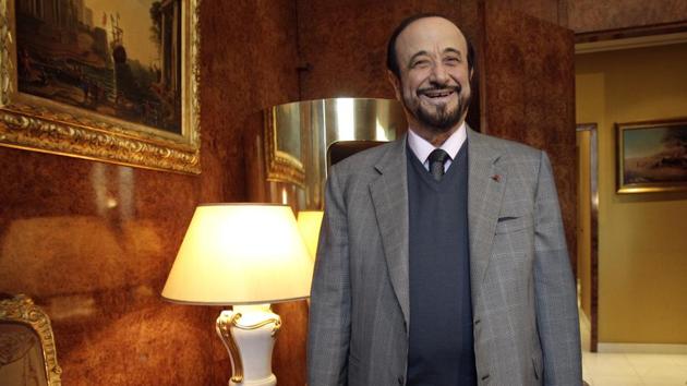 Rifaat Assad poses for a photographer in Paris. Rifaat al-Assad, the uncle of Syrian President Bashar al-Assad, is going to trial in Paris, where he stands accused of illegally using Syrian state funds to build a French real estate empire. (AP) Rifaat Assad poses for a photographer in Paris. Rifaat al-Assad, the uncle of Syrian President Bashar al-Assad, is going to trial in Paris, where he stands accused of illegally using Syrian state funds to build a French real estate empire. (AP)