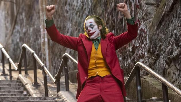 This image released by Warner Bros. Pictures shows Joaquin Phoenix in a scene from Joker.(AP)