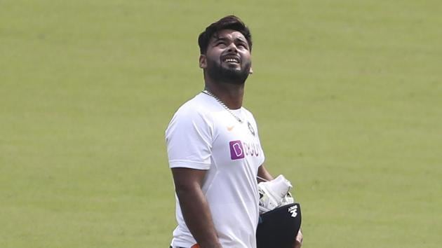 File photo of Rishabh Pant during a practice session. (AP) File photo of Rishabh Pant during a practice session. (AP)
