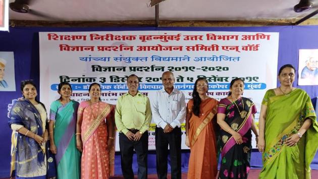 The exhibition was inaugurated on December 3 by Dr MM Shaikh, education inspector – Mumbai north and Dr Santosh Takle, senior scientist BARC and MM Patil, deputy inspector. The exhibition was inaugurated on December 3 by Dr MM Shaikh, education inspector – Mumbai north and Dr Santosh Takle, senior scientist BARC and MM Patil, deputy inspector.
