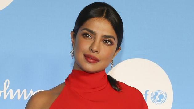 Priyanka Chopra attends the 15th annual UNICEF Snowflake Ball at The Atrium.(Andy Kropa/Invision/AP)