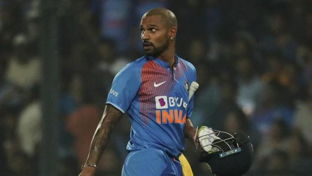 Shikhar Dhawan during the third Twenty20 international match against Bangladesh in Nagpur, India.(AP) Shikhar Dhawan during the third Twenty20 international match against Bangladesh in Nagpur, India.(AP)