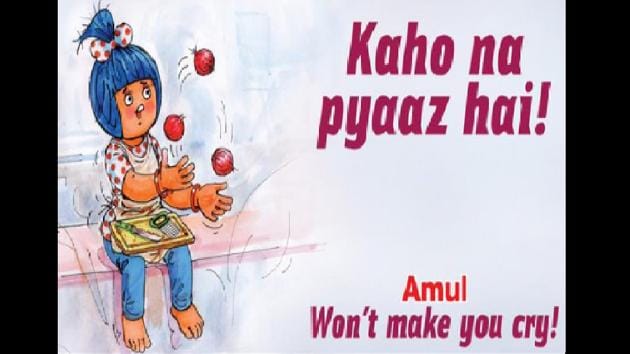 Amul's funny cartoon on onion price hike is winning the Internet | Trending  - Hindustan Times