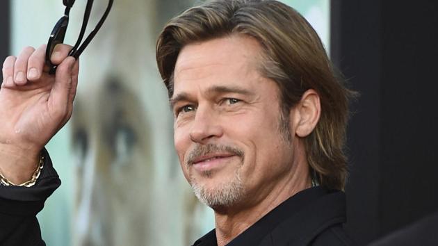 Brad Pitt arrives at the special screening of Ad Astra.(AP)