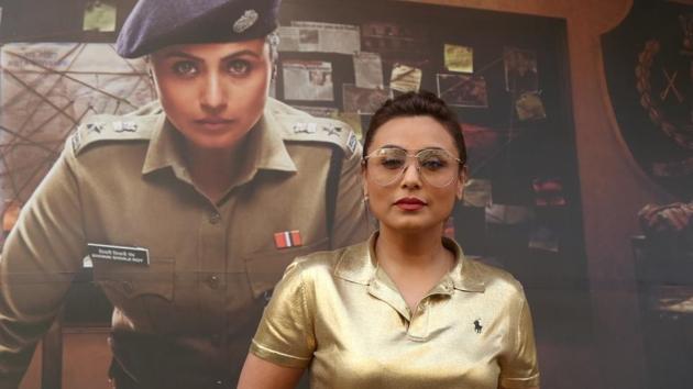 Rani Mukerji on the sets of actress Neha Dhupia's chat show "#NoFilterNeha" Season 4 in Mumbai,(IANS)