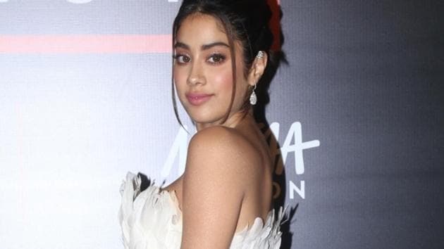 Janhvi Kapoor during the red carpet of The Power List 2019 Awards in Mumbai.(IANS)