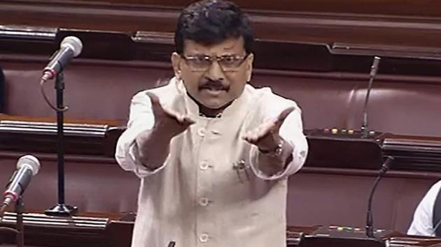 Shiv Sena member Sanjay Raut speaks in the Rajya Sabha during the Winter Session of Parliament, in New Delhi. (PTI file photo) Shiv Sena member Sanjay Raut speaks in the Rajya Sabha during the Winter Session of Parliament, in New Delhi. (PTI file photo)