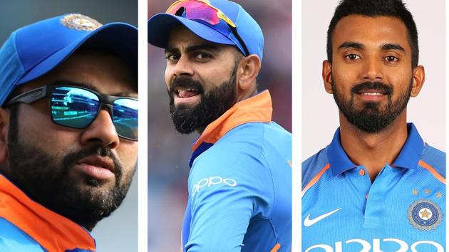 Rohit Sharma, Virat Kohli, KL Rahul (HT Collage) Rohit Sharma, Virat Kohli, KL Rahul (HT Collage)