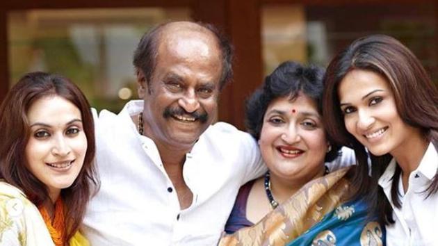 Happy Birthday Rajinikanth Soundarya Calls Him My Everything Aishwaryaa Says Will Follow You Forever See Pics Hindustan Times The hotel was not prepared for the invasion of the rajinikanth family. happy birthday rajinikanth soundarya