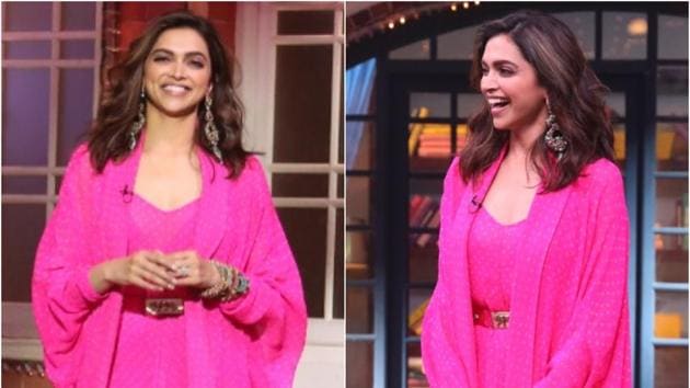 Deepika Padukone In A Hot Pink Sabyasachi Gown And Cape Is A Real Stunner Hindustan Times