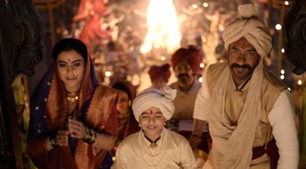 Kajol and Ajay Devgn play husband and wife in Tanhaji: The Unsung Warrior.