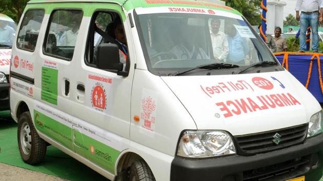 The victim died near Hajipur, when being brought to the Patna Medical College and Hospital (PMCH) from Bettiah(HT Photo/File/Representative)